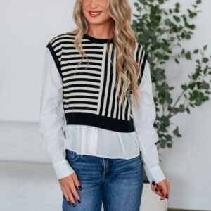 Keelan Contrast Top
