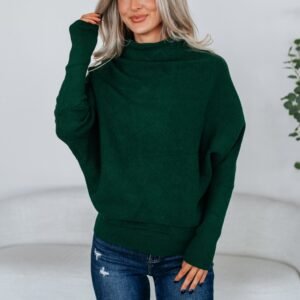 Gretchen Dolman Sweater - Hunter Green