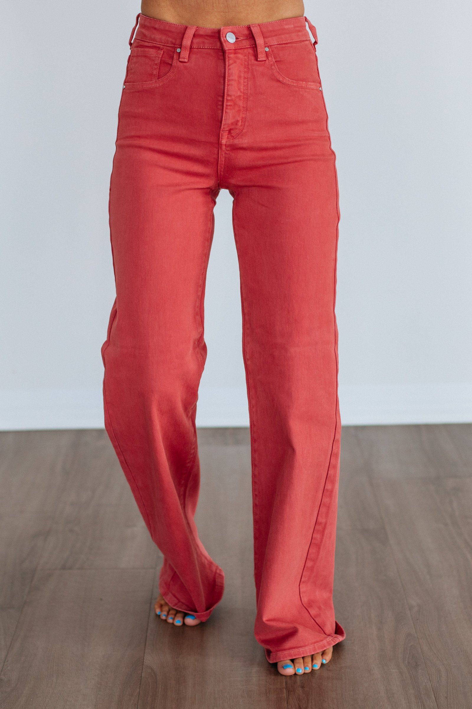 Kenna Risen Jeans - Brick - Image 5