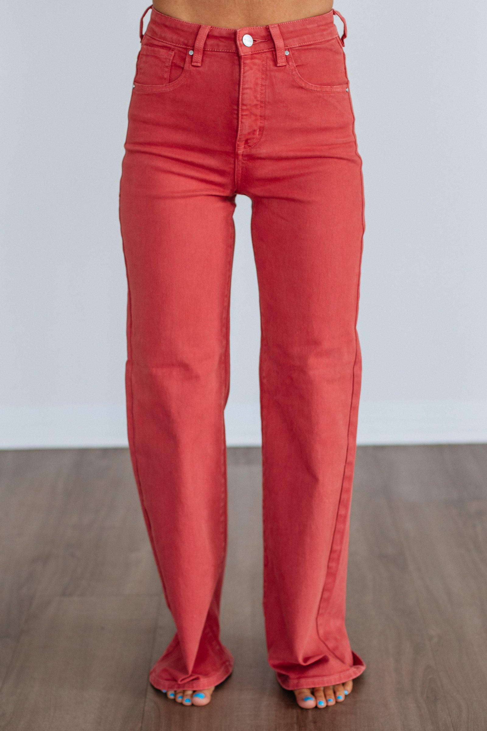 Kenna Risen Jeans - Brick - Image 3