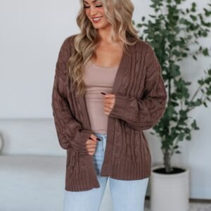 Shelly Cable Knit Cardigan